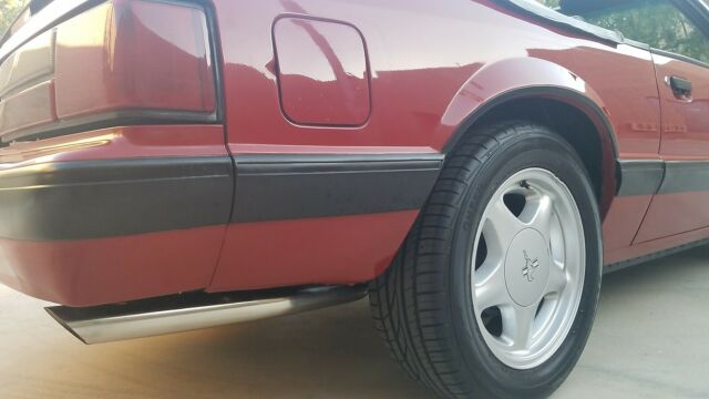 1987 Ford Mustang Scarlet Red Immaculate Original Paint  LX  5.0  1988 1989 - photo 13