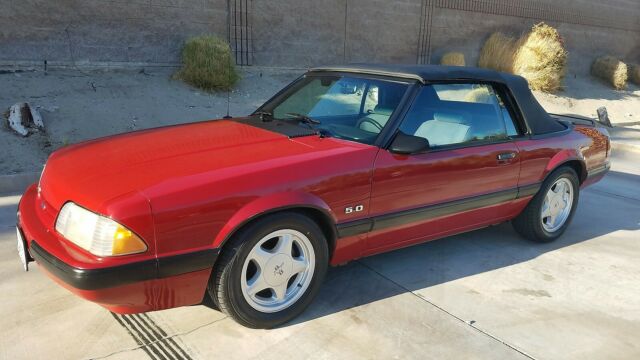 1987 Ford Mustang Scarlet Red Immaculate Original Paint  LX  5.0  1988 1989 - photo 3