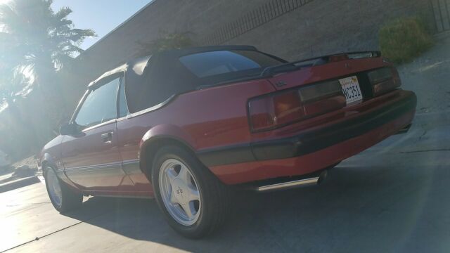 1987 Ford Mustang Scarlet Red Immaculate Original Paint  LX  5.0  1988 1989 - photo 4
