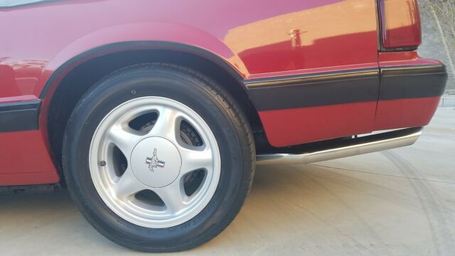1987 Ford Mustang Scarlet Red Immaculate Original Paint  LX  5.0  1988 1989 - photo 11