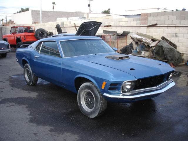 Mustang Mach 1 428 Super Cobra Jet V8 4 Speed 3.91 Traction Lok Drag Pack 1970 Ford Mustang Mach 1 Drag Pack