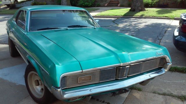 mustang, muscle car, hot rod v8 v-8 classic car 1969 Mercury Cougar maybe XR7
