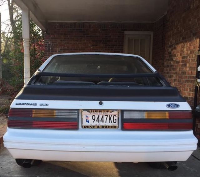 Mustang SVO Extremely Rare Hertz Rental Car 1985 Ford Mustang SVO