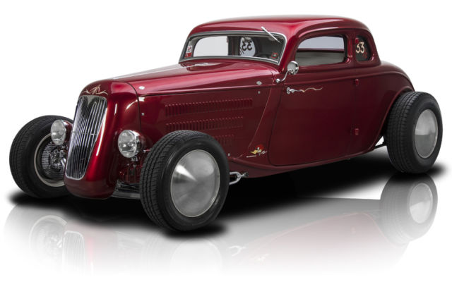 National Award Winning Bonneville 5 Window Coupe 355 V8 Tri-Power 5 Speed 1933 Ford Coupe