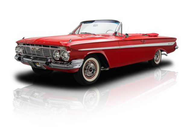 National Award Winning Roman Red Impala Convertible 348 Tri-Power V8 T10 4 Speed 1961 Chevrolet Impala