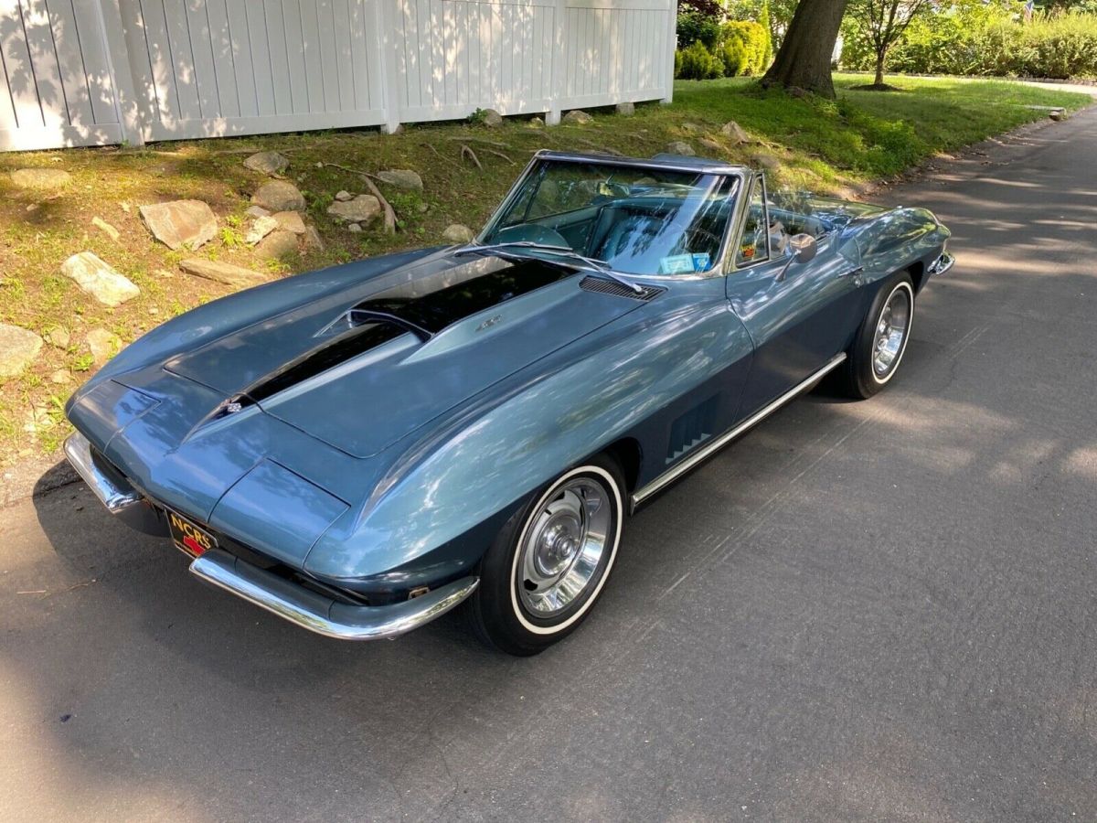 NCRS 5 Star Bowtie Top Flight MCACN Time Capsule & Triple Diamond BG Survivor 1967 Chevrolet Corvette Convertible