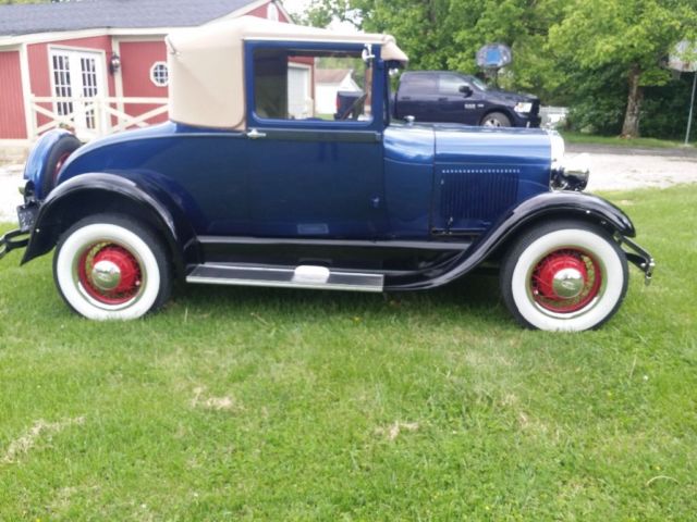 New brakes,miller engine brumfield cam&head.great condition runs&drives great. 1928 Ford Model A Sport coupe