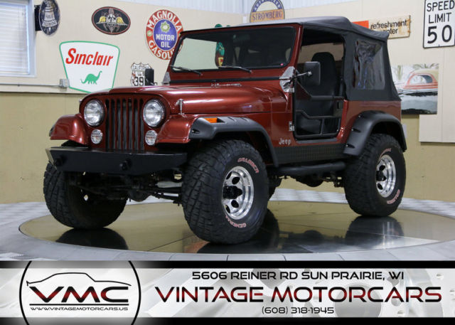 New Copper Paint - Best Top Soft Top & Doors - Rebuilt Engine, only 1500 miles 1984 Jeep CJ 7