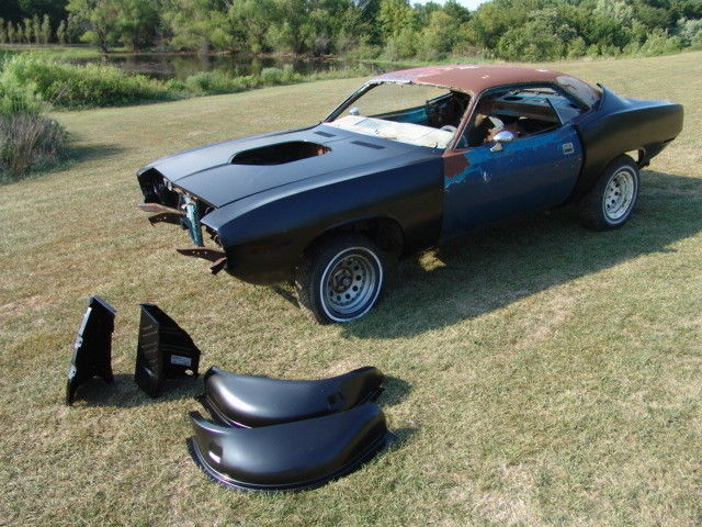 New Front Clip Quarters Shaker Hood Build a 426 Hemi Clone? A Great Deal. 1970 Plymouth Barracuda Export Welcome