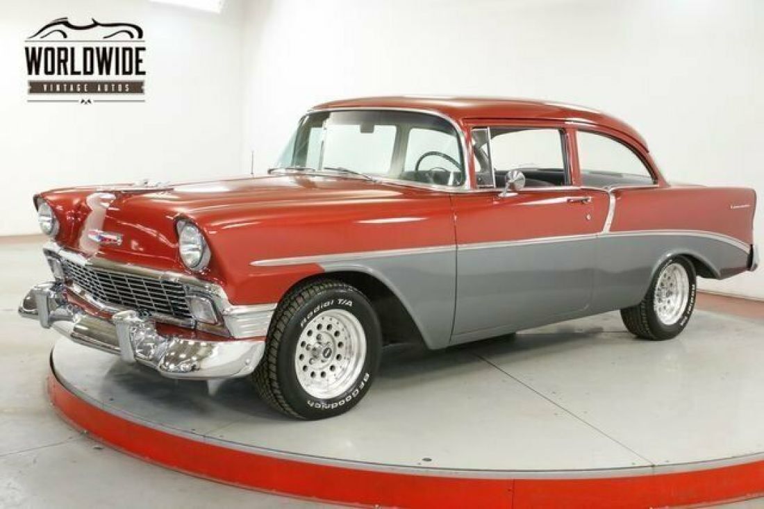 New Paint 350 4-Speed Air Shocks Must See 1956 Chevrolet Bel Air/150/210