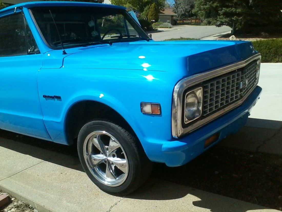 New paint, interior, long bed 307 motor, three speed 80 year old selling my baby 1972 Chevrolet C-10