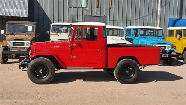 NEW RESTORATION 1967 FJ45 PICKUP CONVRT MODERN FJ60 MECHANICALS 75MPH AC PS 4SPD 1977 Toyota Land Cruiser FJ45 PICKUP