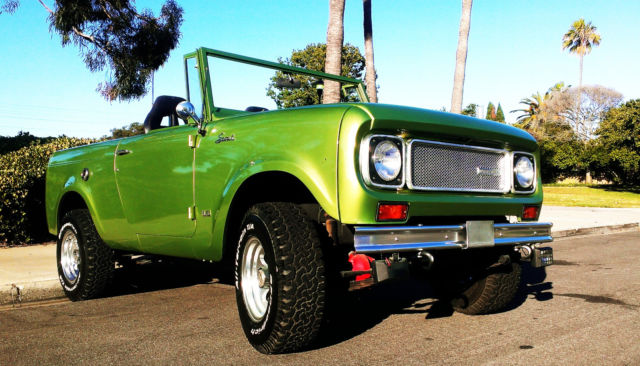 NEW RESTORATION WORK,V8 AUTOMATIC 800A NEW PAINT, FORD BRONCO INSPIRATION 1969 International Harvester Scout