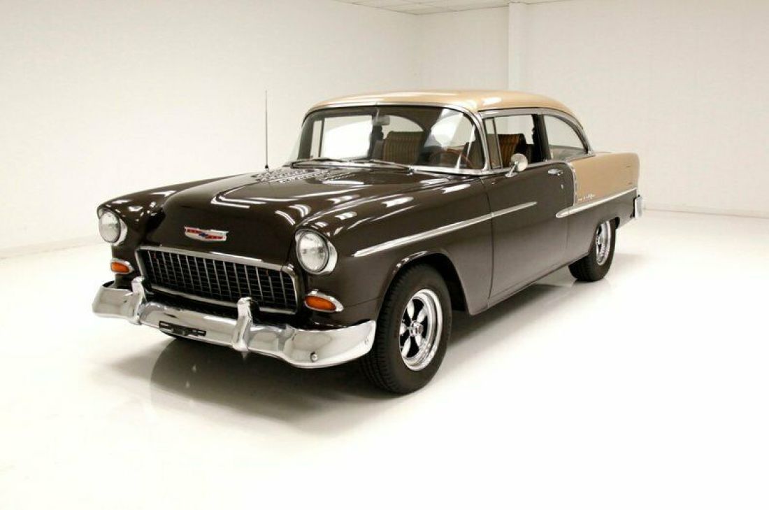Newer 350ci V8/Muncie M20 4-Speed/Updated Interior/Great Driving Example 1955 Chevrolet Bel Air/150/210 Sedan