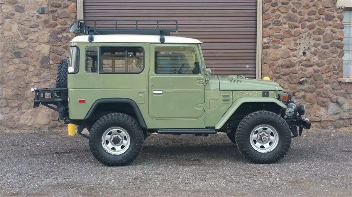 NEWER RESTO CUSTOM 1978 FJ40 TURBO DIESEL 1HZ 5 SPEED 75MPH AC PS CARBON FIBER 1978 Toyota Land Cruiser FJ40 CUSTOM BODY OFF
