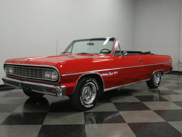 NICE, 327 V8, 4 SPD, PWR STEER, PWR BRAKES, VERY CLEAN, SOLID, FUN RED RAGTOP! 1964 Chevrolet Chevelle Malibu