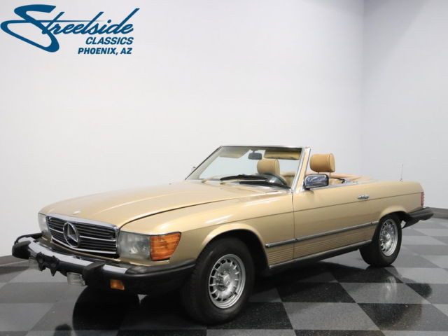 NICE, 3.8L V8, A/C, LOADED, PWR WIN/LOCKS, TWO TOPS, GREAT VALUE! 1983 Mercedes-Benz SL-Class Base Convertible 2-Door