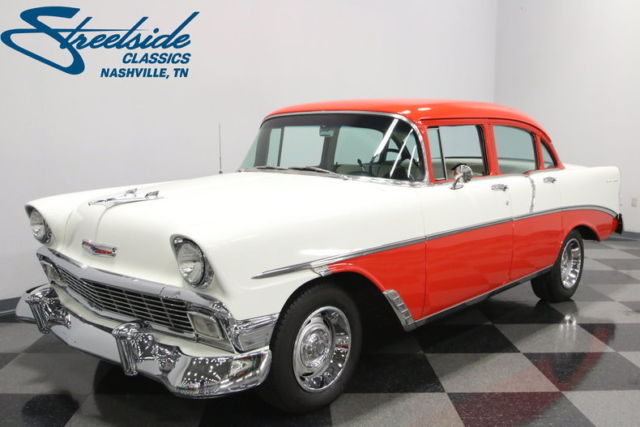 NICE 4-DOOR 210 CHEVY, 350CI MOTOR, TH350 TRANS, A/C, PWR BRAKES, GR8 CRUISER! 1956 Chevrolet Bel Air/150/210