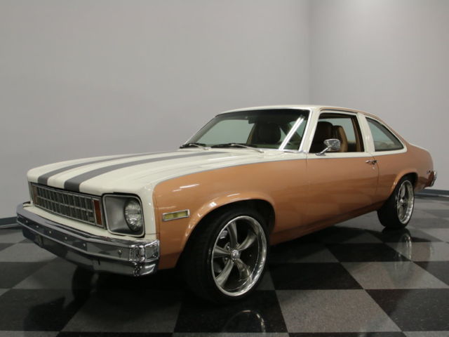 NICE 4TH GEN NOVA, BOSS WHEELS, NEAT COLOR SCHEME, EDELBROCK CARB & INTAKE 1977 Chevrolet Nova