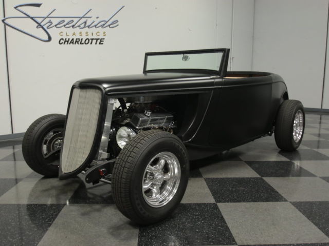 NICE, CRATE 350 V8, 700R4, 4 WHL DISC, PETE & JAKE CHASSIS, REMOVABLE TOP, COOL! 1934 Ford Cabriolet Roadster