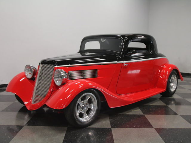 NICE CUSTOM, 350 V8, TH350, A/C, 4 LINK, SUICIDE DOORS, NICE PAINT/INT, GLASS. 1934 Ford Coupe
