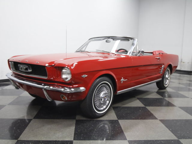 NICE DRIVING, 289 V8, AUTO, POWER TOP, CLASSIC ORIGINAL, FUN AND AFFORDABLE! 1966 Ford Mustang
