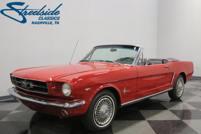 NICE DROP TOP STANG, C-CODE 289CI V8, AUTO, ICONIC COLORS, GREAT WEEKEND CRUISER 1965 Ford Mustang