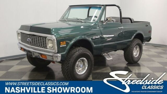 NICE FULL TOP BLAZER, 350CI MOTOR, SLICK GREEN PAINT, POWER STEER & BRAKES, NICE 1972 Chevrolet K5 Blazer