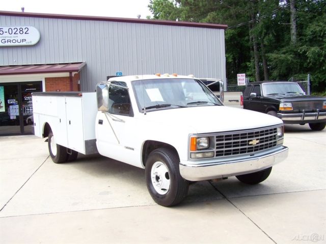 1990 Chevrolet C/K Pickup 3500 1 OWNER 1 TON DIESEL UTILITY SERVICE DUALLY - photo 3