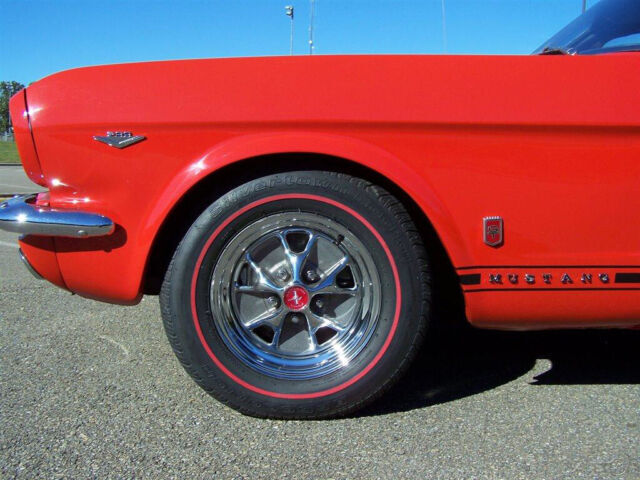 1966 Ford Mustang GT A CODE 289 4BBL A/C 4-SPEED SIGNAL FLAIRE RED SHARP COUPE - photo 11