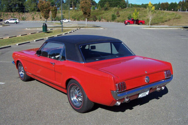 1966 Ford Mustang GT A CODE 289 4BBL A/C 4-SPEED SIGNAL FLAIRE RED SHARP COUPE - photo 4