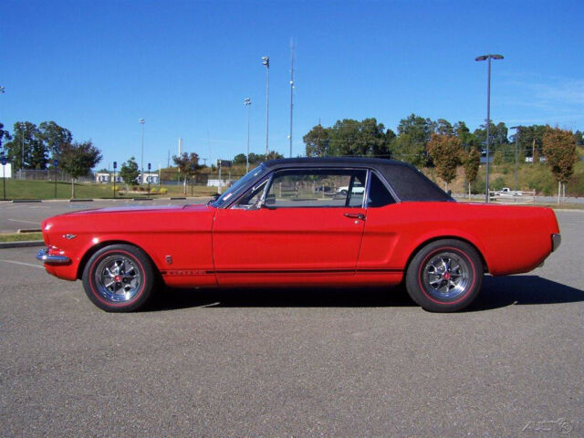 1966 Ford Mustang GT A CODE 289 4BBL A/C 4-SPEED SIGNAL FLAIRE RED SHARP COUPE - photo 7
