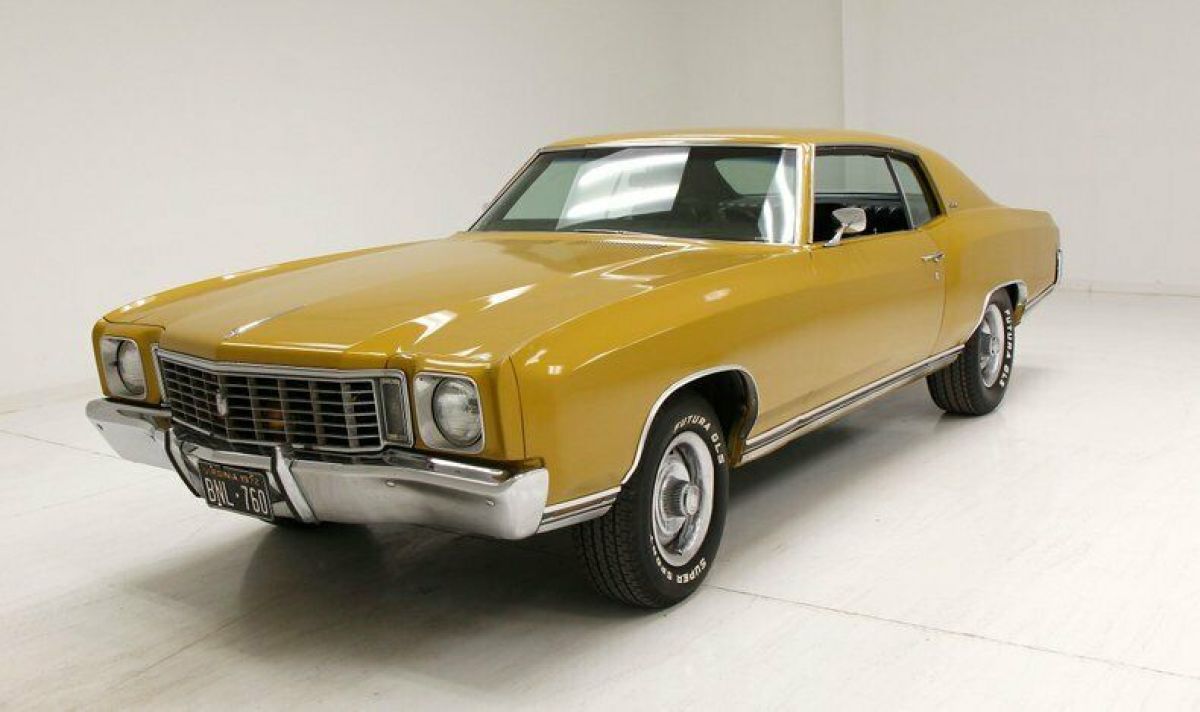 Nice Interior/350ci Crate Engine/Great Chrome and Britework 1972 Chevrolet Monte Carlo