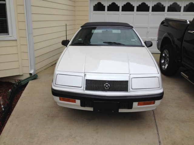 1989 Chrysler LeBaron Covertible