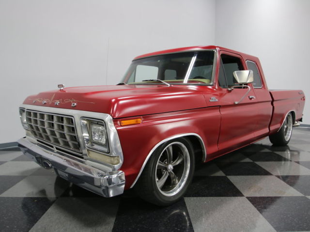 NICE MATTE FINISH PAINT, 351CI, SUPERCAB CUSTOM, NICE/CLEAN TRUCK, BOSS WHEELS 1977 Ford F-150