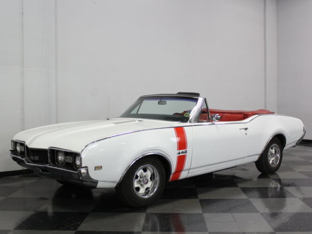 NICE OLDS DROP TOP, UPGRADED W/ A 455CI MOTOR, GREAT COLOR COMBO, TILT STEERING 1968 Oldsmobile Cutlass 442 Tribute