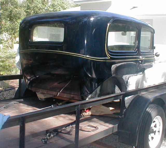 Nice Original 1932 Ford Sedan Body fenders hood Grill Flagler Beach Florida 1932 Ford Other