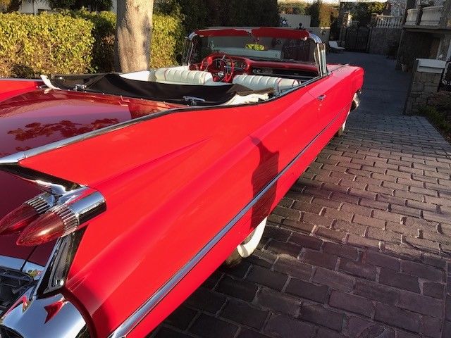 NICE pristine driver. Leather may deliver REAL DEAL Build Sheet Video 1959 Cadillac Series 62 convertible Convertible