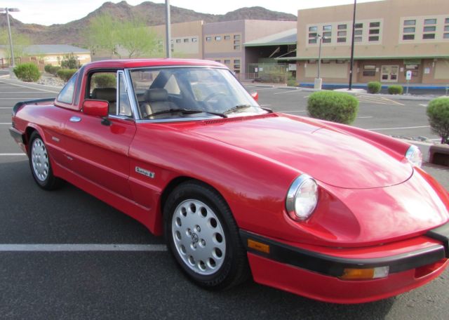 Nice Quadrifoglio Spider with Both Tops, Arizona Car, Low Milage, With Extras 1987 Alfa Romeo Spider Quadrifoglio