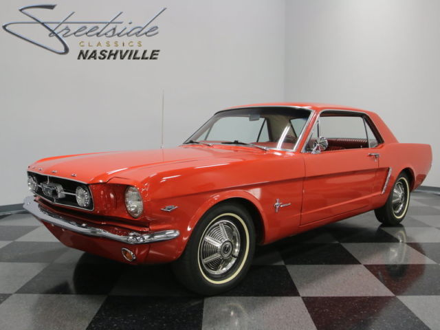 NICE RANGOON RED, PONY INTERIOR, 289CI V8, AUTO, SOME GT UPGRADES, NICE PONY 1965 Ford Mustang