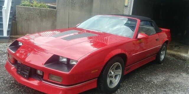 Nice Red Camaro Drop Top that won't break the bank 1989 Chevrolet Camaro IROC Z/28 Convertible