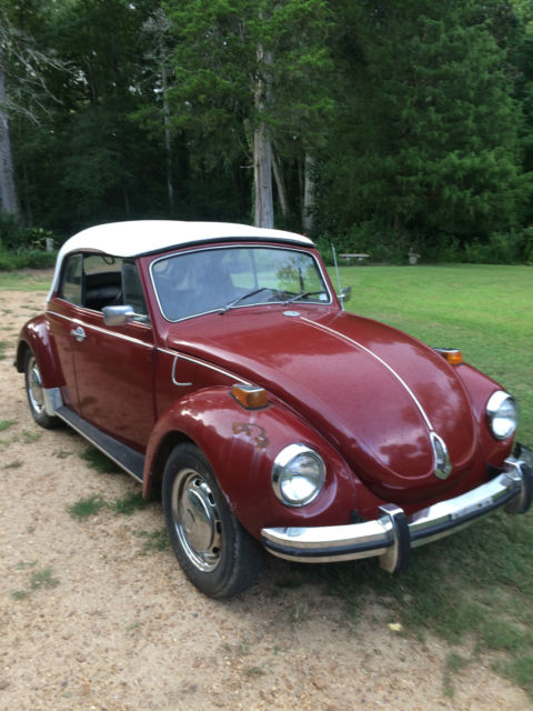 nice red convertible 1971 Volkswagen Beetle - Classic convertible