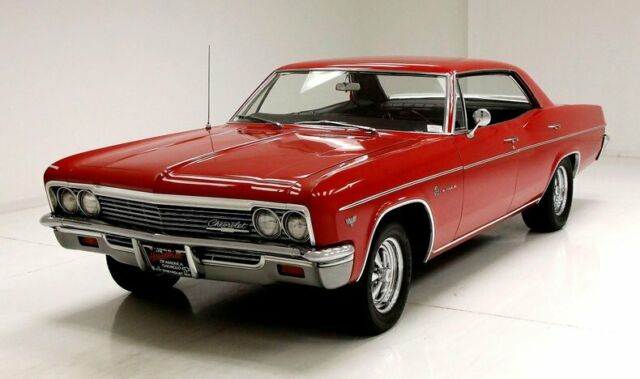 Nice Red Paint/Cragar 15 Inch Wheels/283ci V8 2-Speed Powerglide/Snappy Interior 1966 Chevrolet Impala