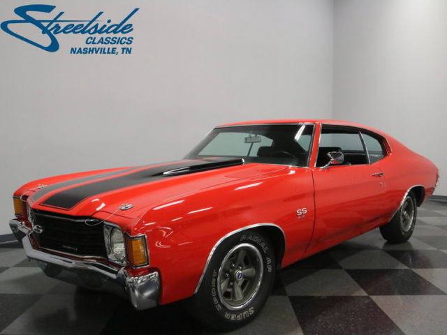NICE RESTO, BIG BLOCK 454, 700R4 O/D TRANS, 12 BOLT, GR8 PAINT, LOOK UNDERNEATH! 1972 Chevrolet Chevelle SS 454