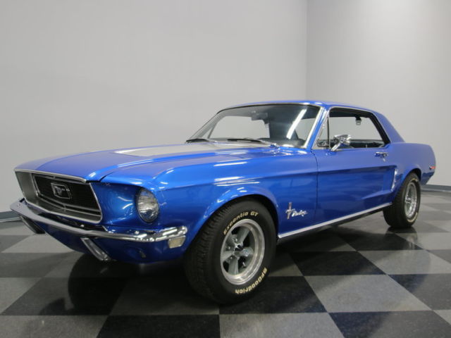 NICE RESTORATION, SUPER SLICK PAINT, CORRECT '68 289CI MOTOR, A/C, NICE COUPE! 1968 Ford Mustang