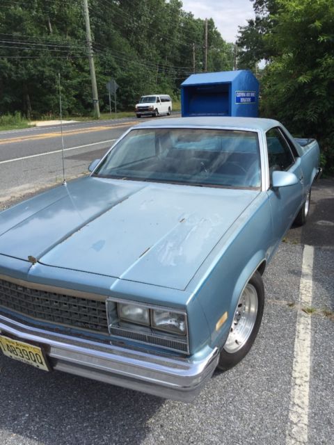 Nice running car. I'm running out of room for projects. My loss your gain. 1986 Chevrolet El Camino