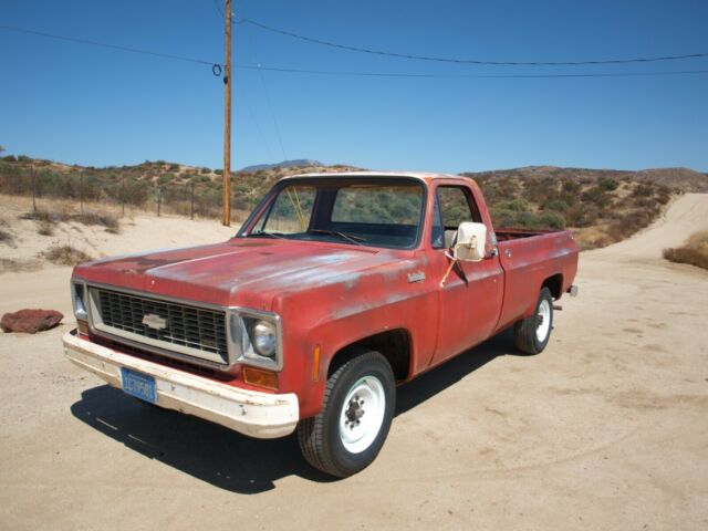 Nice straight ca. truck 99% rust free c20 camper special 1973 Chevrolet C-10 custom