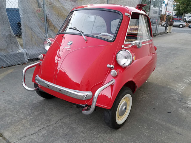 NICE ULTRA RARE CLASSIC 1958 BMW ISETTA 300 SUNROOF COUPE 4 SPEED MICRO CAR! 1958 BMW ISETTA 300