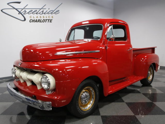 NICE UPGRADED 302 V8, 4 SPD AUTO, GOOD PNT, CLEAN INT, NICE BED, FUN DRIVER!! 1951 Ford F-100