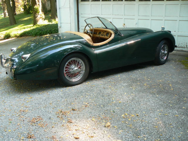 Nice XK 120 Jaguar OTS Needs Attention From Sitting, A Cleaning & Fresh Fuel 1953 Jaguar XK